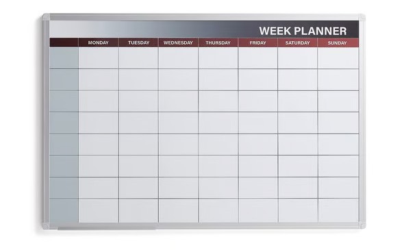 Magnetisk whiteboard fra Cowab. Produktbilde