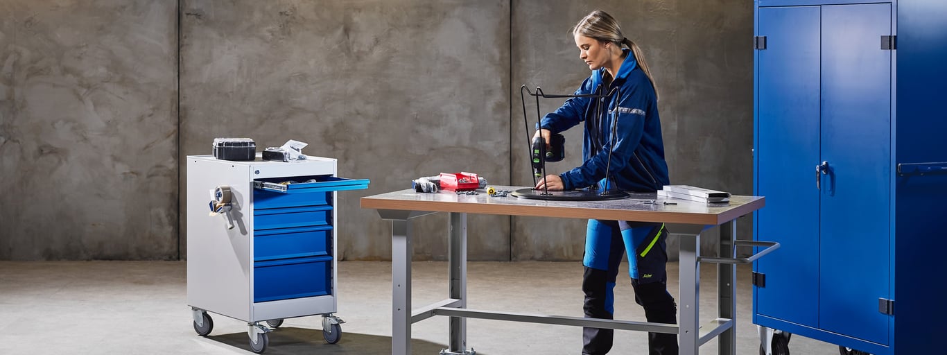 Verkstedinnredning fra Cowab. Foto