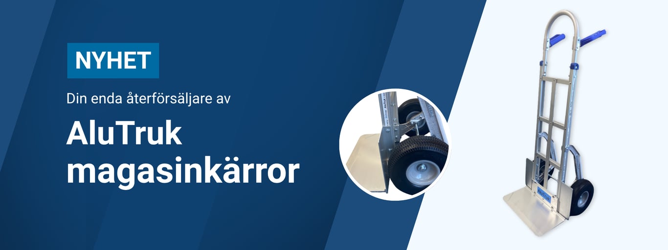 AluTruk magasinkärror från Cowab