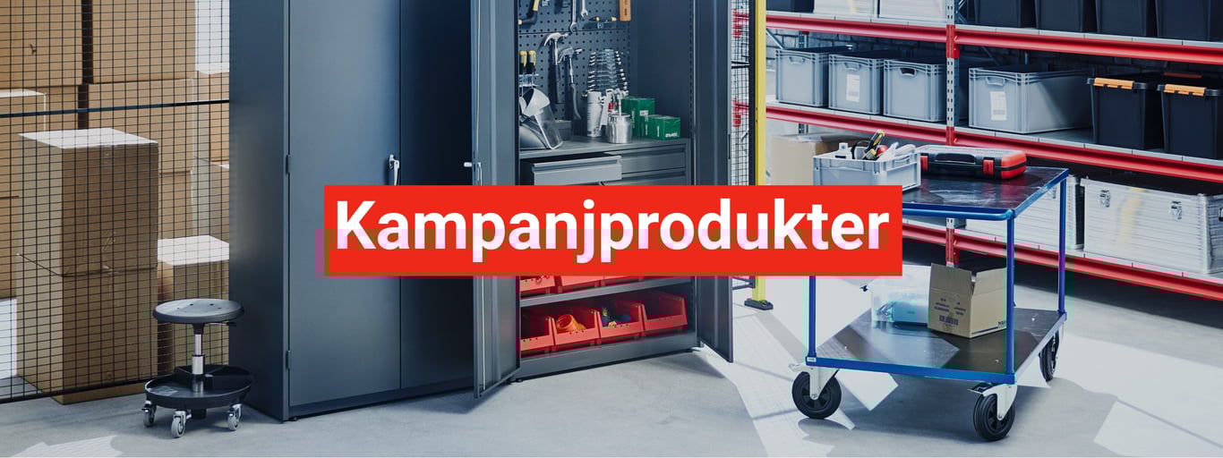 Kampanjprodukter från Cowab. Text på bild