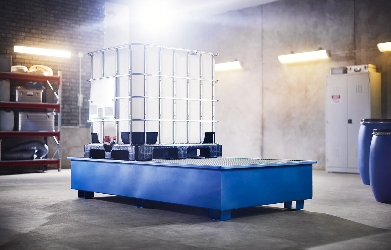 IBC-container fra Cowab for kjemikaliehåndtering