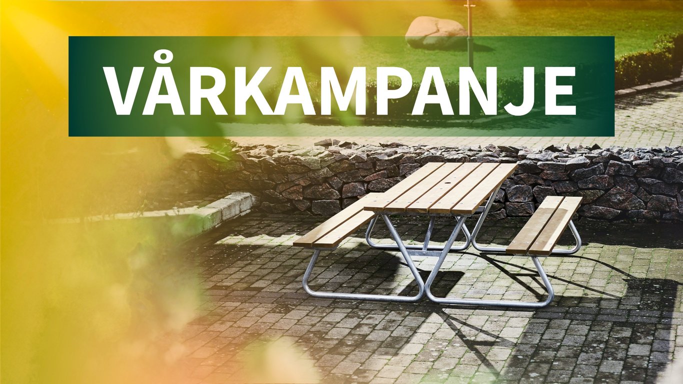 Tekst med bilde. Vårkampanje Cowab