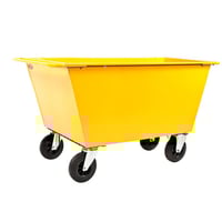 Gul avfallsvogn fra Cowab