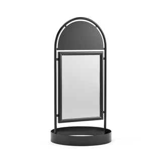 Skiltstativ, Ø650 H1350 mm, plakatstr. 500x700 mm, svart
