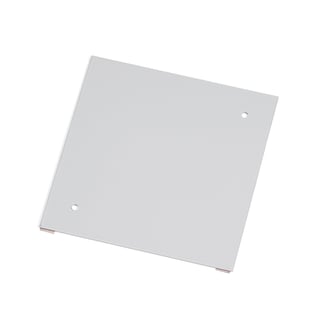 Täckbricka sida, till klädskåp, 2-pack för mekanisk ventilation, ljusgrå