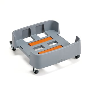 Vagn för avfallsbehållare, 1x90 liter