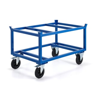 Pallevogn, 500 kg, L1200 B800 H795 mm, med brems