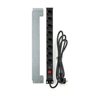 Grenuttag, 8 uttag, vertikal montering till arbetsbord