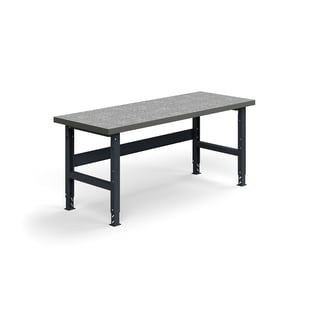 Arbetsbänk, 2000x760mm, 600 kg, vinyl