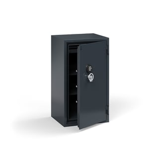 Brand- och inbrottsklassat dokumentskåp, kodlås, 1160x655x560 mm