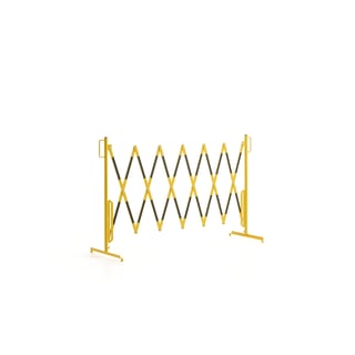 Flexibel avspärrning utan hjul, svart/gul, max längd: 3600 mm