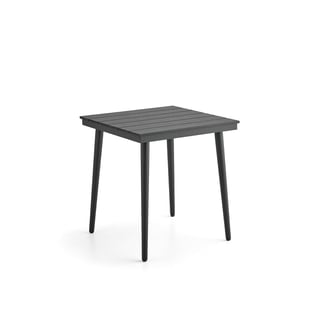 Kvadratiskt bord, 700x700 mm, svart