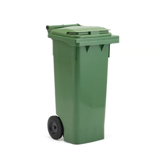 Avfallsbehållare, 80 liter, grön