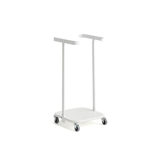 Sekkestativ med gummihjul, 60 l