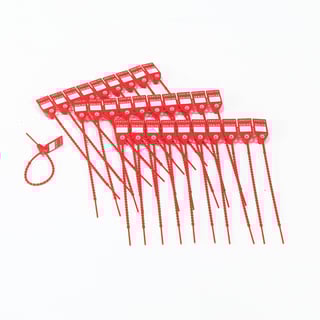 Plombering till plastback, numrerad, 100 st/fp