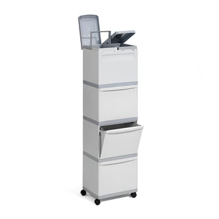 Sorteringsmodul, 5 rom, 1460x400x300 mm