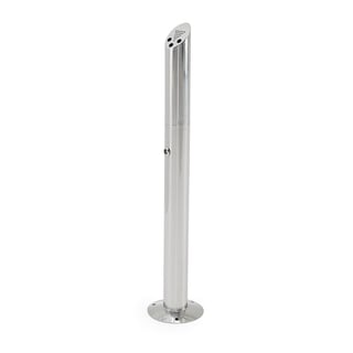 Askkopp, fristående, höjd: 920 mm, rostfri