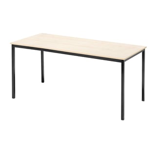Bord, 1800x800 mm, björklaminat, svart