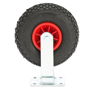Luftgummihjul, 260x85 mm, fast hjul, 100 kg