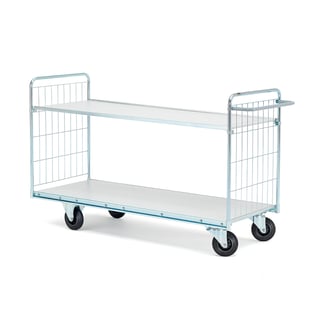 Hyllvagn, 2 st hyllplan, 1600x600 mm