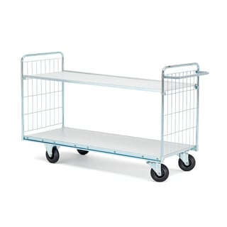 Hyllvagn, 2 st hyllplan, 1600x600 mm