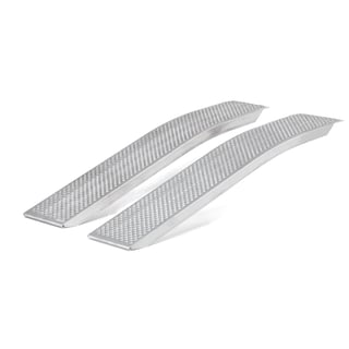 Lastramp, böjd, 750 kg/par, 2000x260x60 mm, aluminium