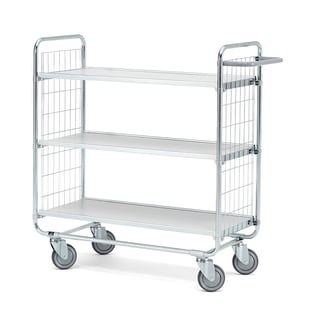 Hyllvagn, 3 st hyllplan, 1000x425 mm