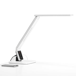 Skrivebordslampe, LED, hvit
