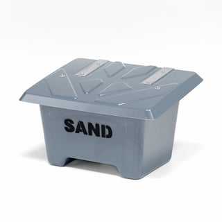 Sandkasse, 65 l, grå