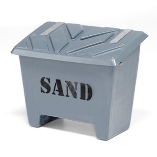 Strøkasse, 130 liter, grå