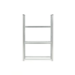 Däckställ, grundsektion, 3 plan, 2000x1275x400 mm