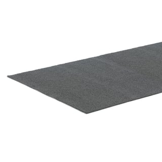 Entrématta med gummiundersida,1200 mm, måttbeställd, grå