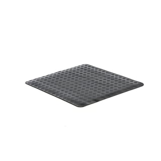 Arbetsplatsmatta, bredd: 1000 mm, måttbeställd, nitrilgummi, svart