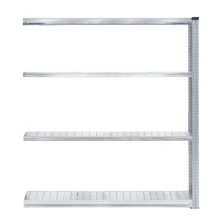 Hyllställ, påbyggnadssektion, 4 hyllor, 1972x1510x600 mm