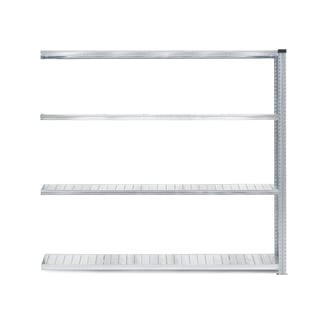 Lagerreol, påbyggseksjon, 4 hyller, H1972 B1810 D600 mm