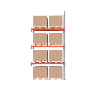 Pallereol, påbyggseksjon, 8 paller, H4000 B1850 D1100 mm