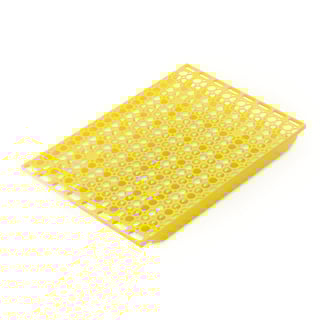 Hyllplan till hyllställ, plast, 1200x500 mm, gul