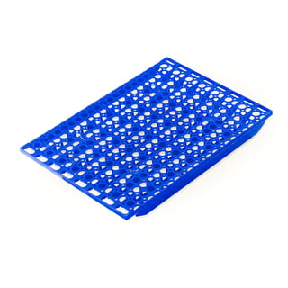 Komplett hylle, inkl. bærebjelker, L900 B500 mm, blå