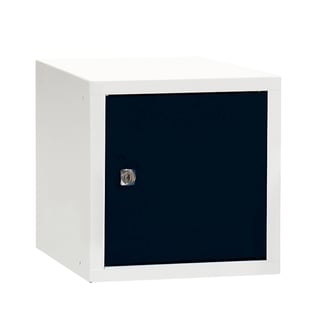 Verdiskap, hvit stamme, svart dør, H270 B270 D350 mm