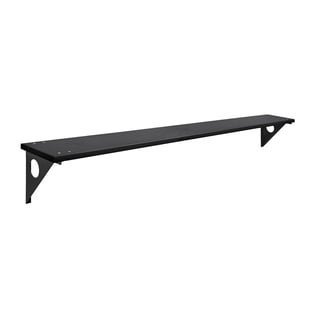 Sittebenk, vegghengt, 1500 mm, svart