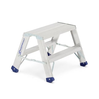 Dubbel trappstege, 2 steg, höjd: 475 mm