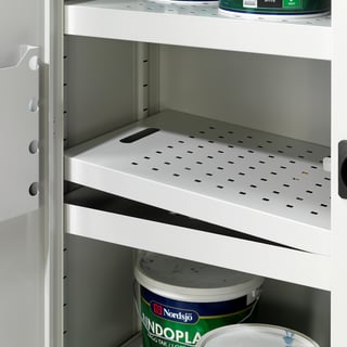 Ekstra hylle til kjemikalieskap, 17 liter