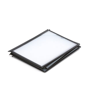 A4-paneler, 10-pk, svart