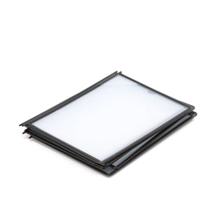 A4-panel, 10-pack, svart