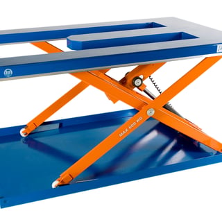 Lavtbygget E-formet løftebord løftekapasitet 600 kg, 1450x900 mm
