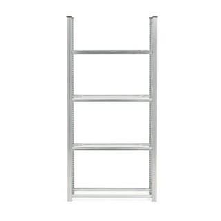 Däckställ, grundsektion, 4 plan, 2500x1275x400 mm