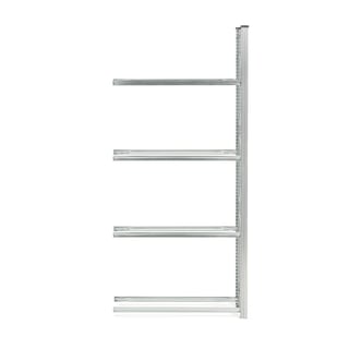 Däckställ, påbyggnadssektion, 4 plan, 2500x1210x400 mm