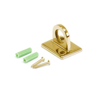 Veggfeste til tau, messing