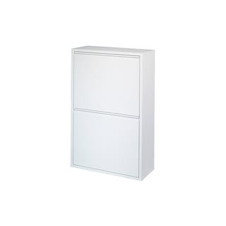 Källsorteringsskåp, 2-lådor med 4 kärl