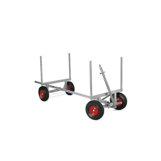 Långgodsvagn, ställbar längd 2500/3500/4000 mm, max.last: 3500 kg